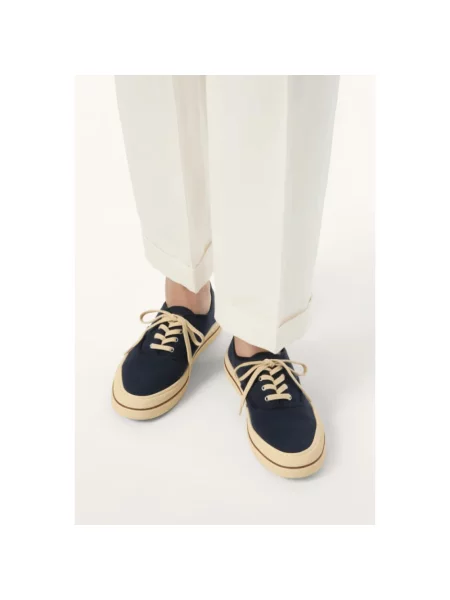 Sneakersy Loro Piana niebieskie