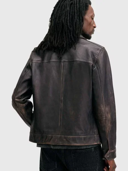 Кожаная куртка Allsaints