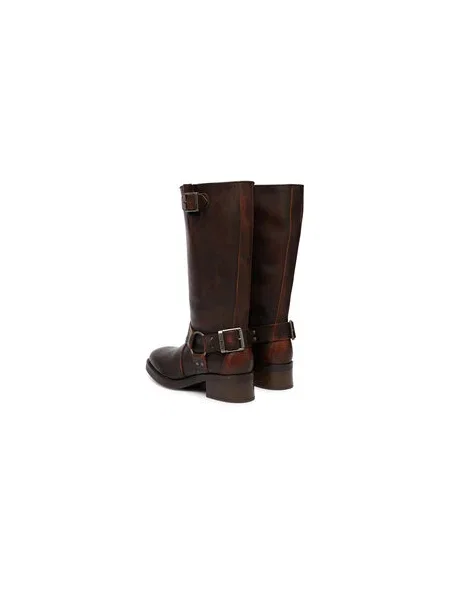 Čižmy vo vojenskom štýle Steve Madden Bonetta hnedá