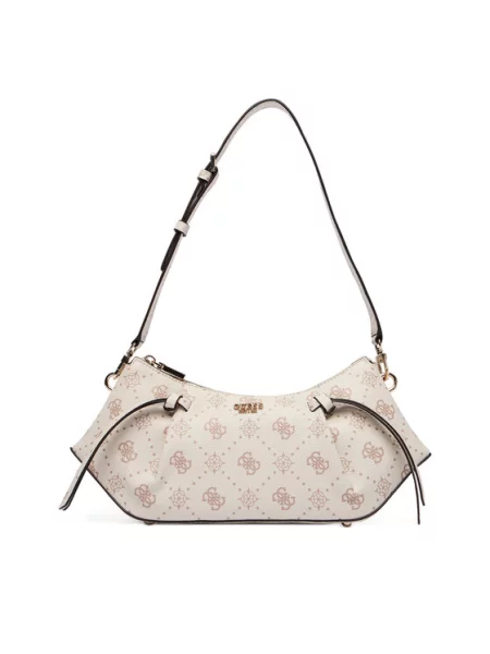 Guess Torebka Allegra Kremowy