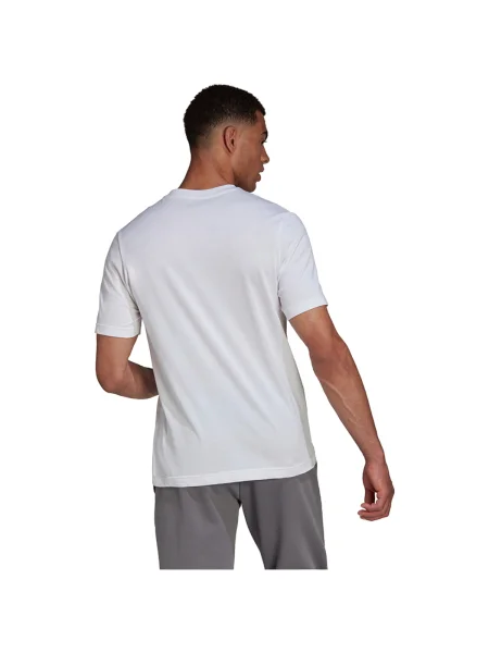 Adidas Performance tricou din neted alb