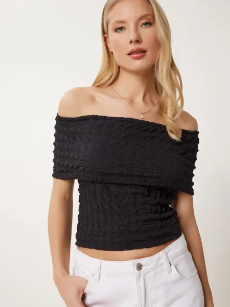 Happiness İstanbul Bluză negru