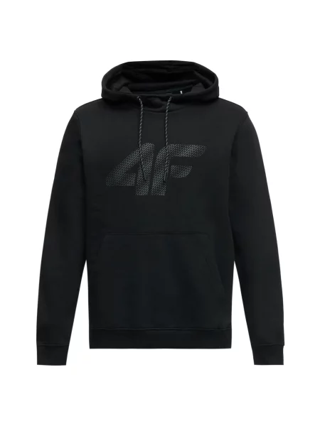 4F Sportovní mikina šedá černá
