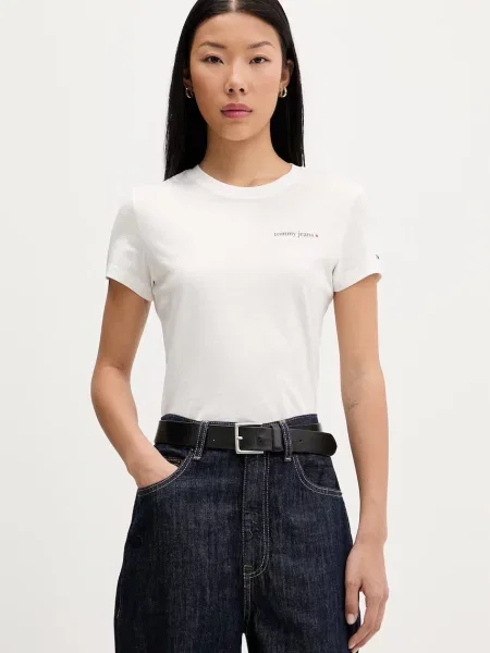 Tommy Jeans tričko bílé