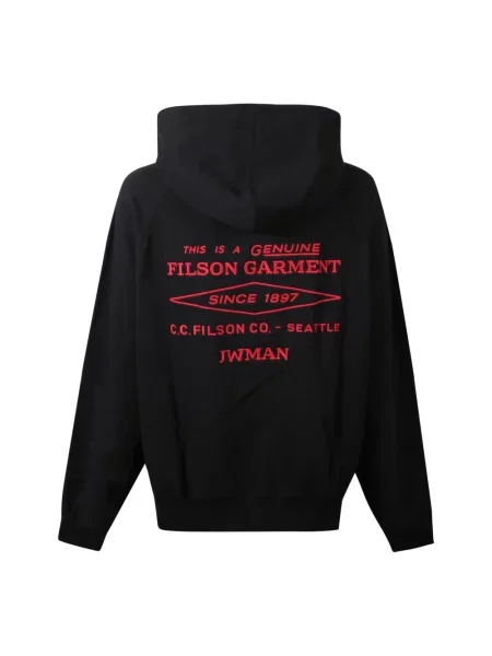 Bluza z kapturem Junya Watanabe z logo czarna