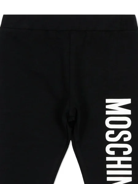 Legginsy dziecięce Moschino czarne