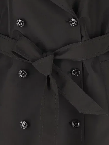 Palton Moncler cu două rânduri de nasturi negru