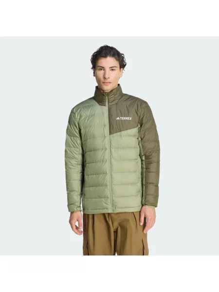 Kurtka Terrex Multi Light Down CLIMAWARM z lekkim ociepleniem z puchu beżowa