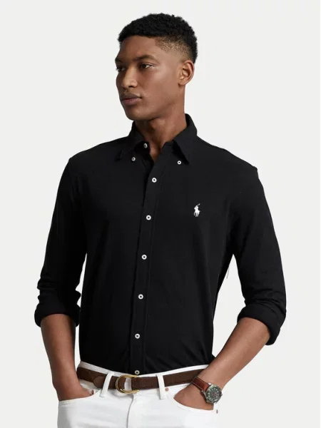 Polo Ralph Lauren Koszula Pique czarny