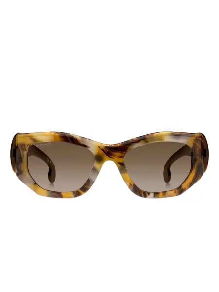 Ochelari de soare Etro cu model paisley maro