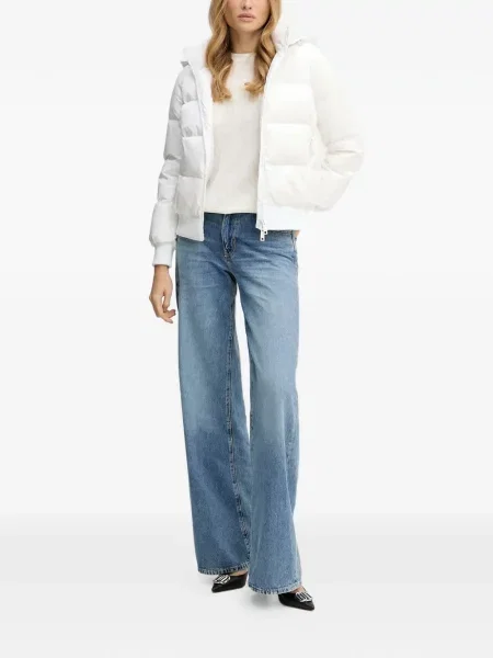Blugi Guess cu autograf albastru