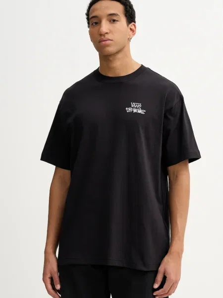 Vans tricou din cu imprimeu negru