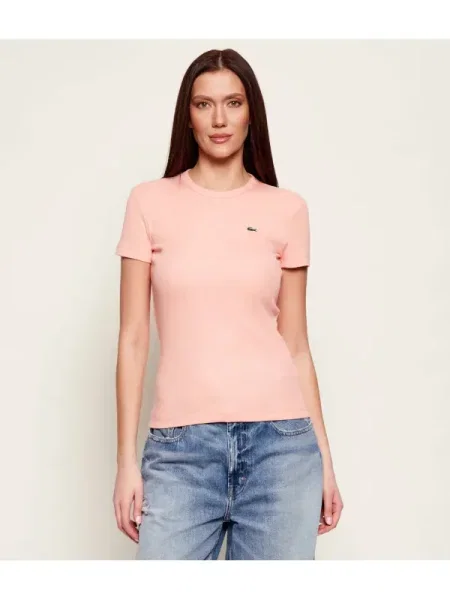 Tricou LACOSTE Tee-Shirt Rose 34 roz