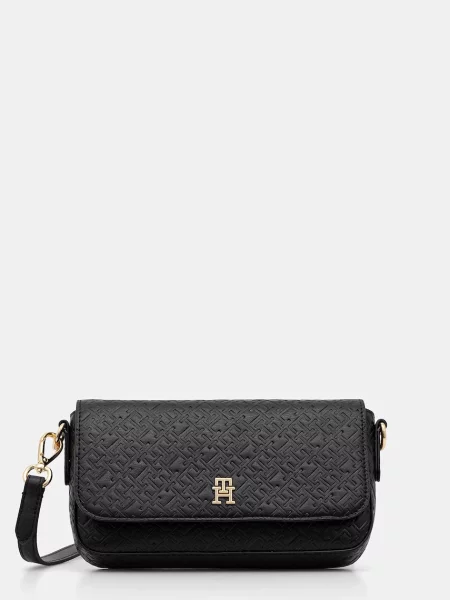 Τσάντα Tommy Hilfiger μαύρο