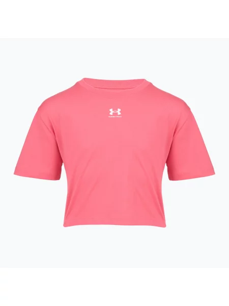 Gyerek póló Under Armour Rival pink. Méret: L rózsaszín