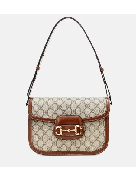 Geantă Gucci Horsebit maro