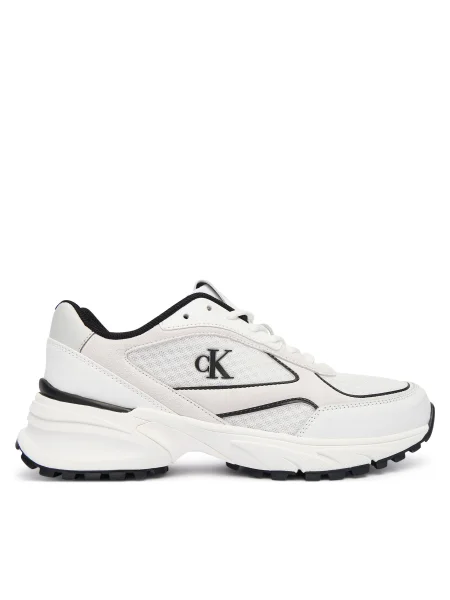 Маратонки Calvin Klein HIKE RUNNER MESH MIX MET MG бяло