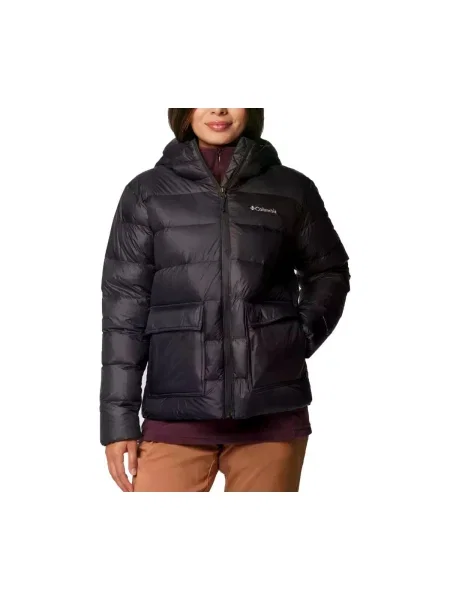 Sacou Columbia cu glugă negru