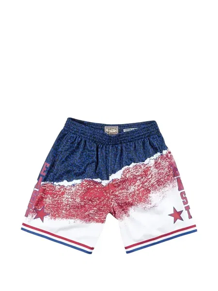 Pantaloni scurți Mitchell & Ness alb