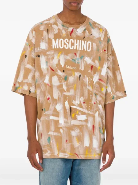 Tricou Moschino bej