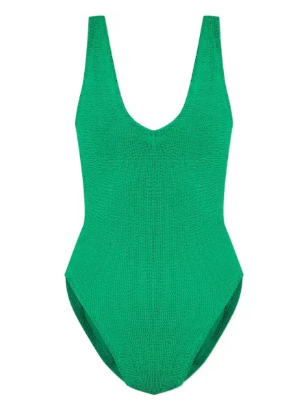 Kupaći kostim Hunza G s V-izrezom zelena