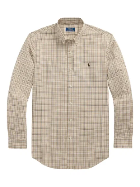 Pletene sportske kratke hlače Polo Ralph Lauren s printom bijela