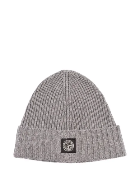 Czapka dziecięca Stone Island szara