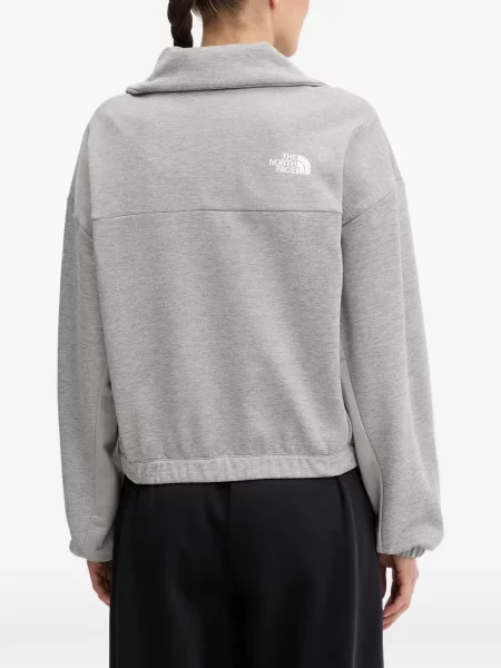 Hanorac cu fermoar The North Face gri