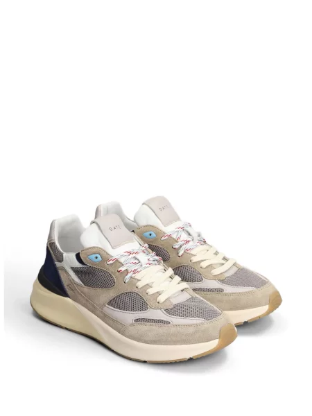 Sneakerși D.a.t.e. cu șireturi din piele de căprioară
