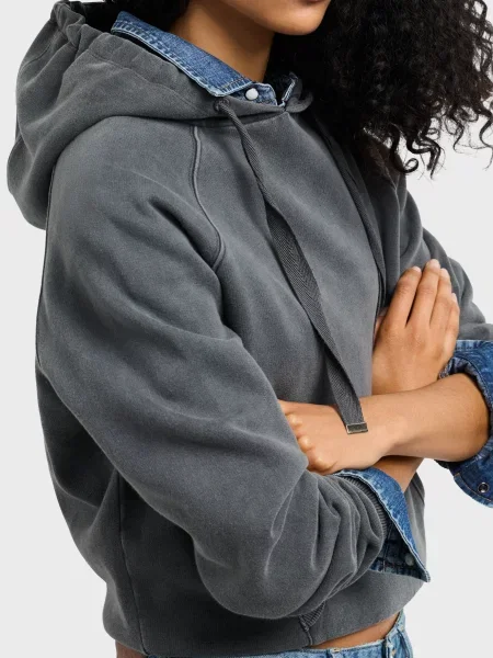 Худи Pepe Jeans серое