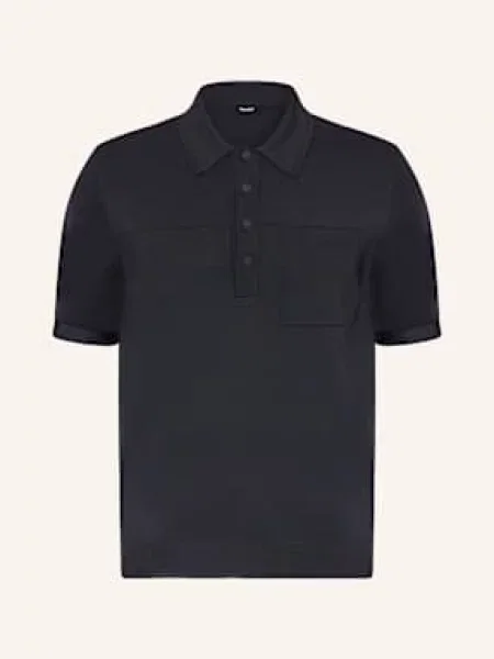 Reiss Žerzejová Polokošile Blinker tmavě modrá