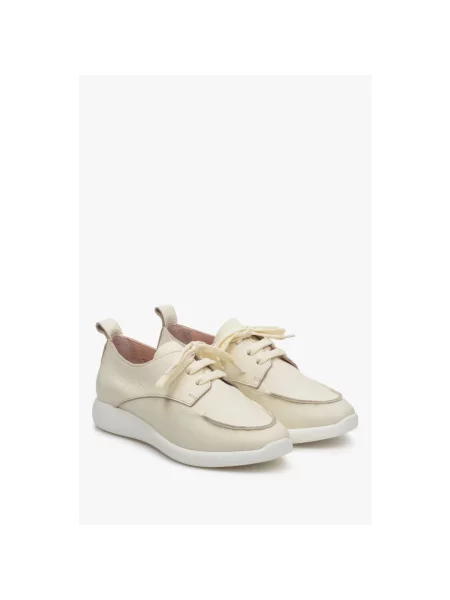 Дерби Estro бежевые