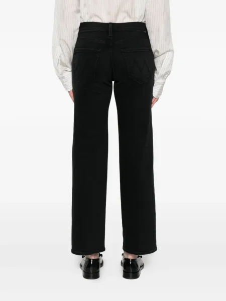Blugi drepți Mother negru