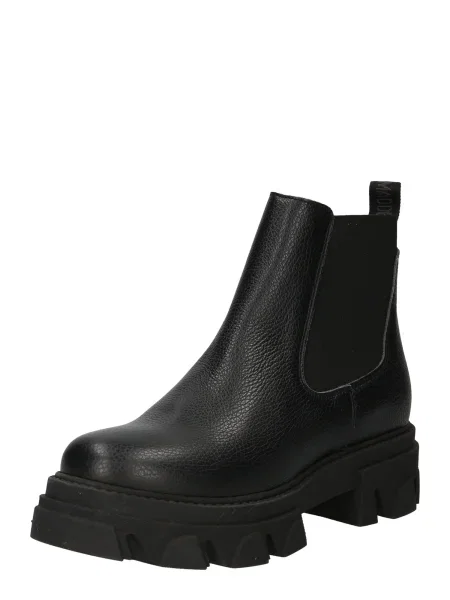 Kožené topánky chelsea Steve Madden Mixture čierna
