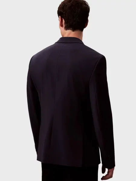 Шерстяной пиджак Calvin Klein синий