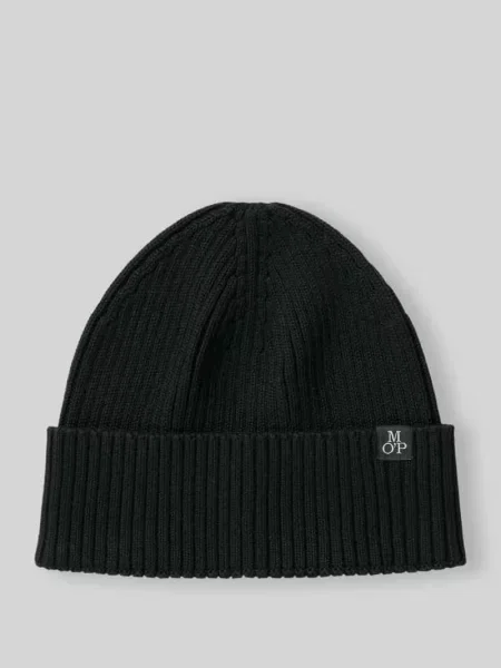Czapka z naszywką z logo Marc O'polo czarna