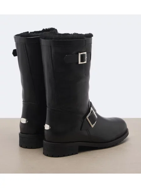 Botine Jimmy Choo din piele negru