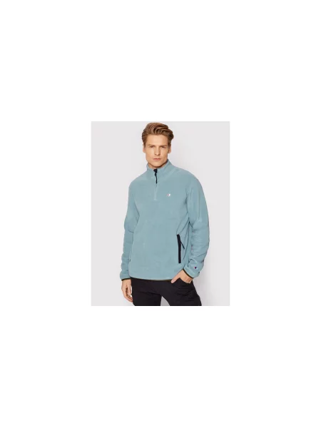 Champion Reverse Weave Full Zip C Fleece Mężczyźni Bluzy i bluzy z kapturem Champion Turkusowy Size: M