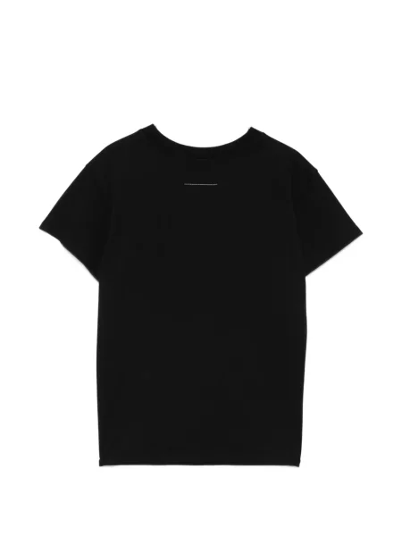 Μπλούζα Mm6 Maison Margiela με αυτόγραφο μαύρο