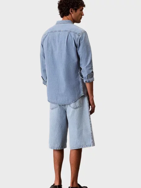 Короткі джинсові шорти Calvin Klein Jeans сині