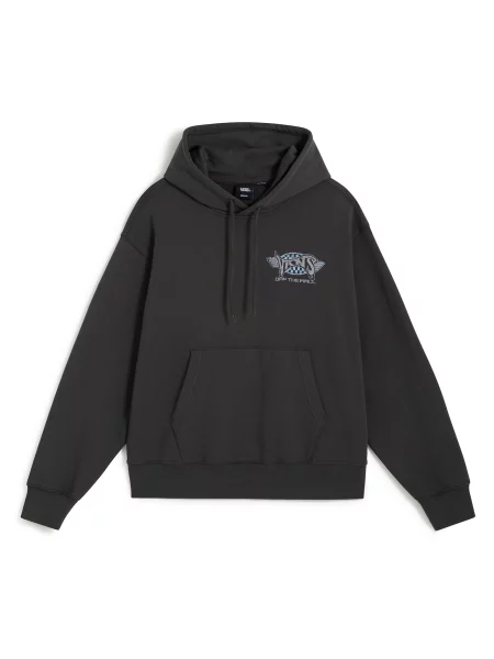 VANS Mikina Faded Glory světlemodrá / šedá černá