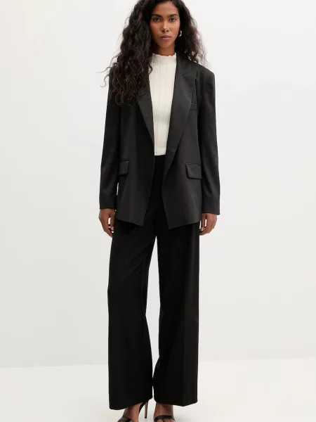 Піджак Marella Emme by Marella без застібки однотонний сірий