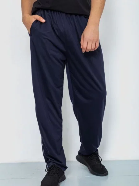 Штани спортивні Ager темно-синій бавовна/поліестер сині