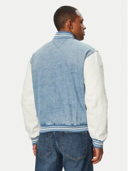 Bunda bomber Tommy Jeans modrá