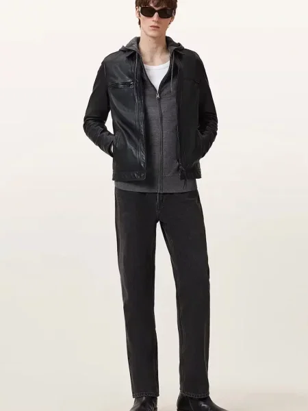 Шерстяной свитер Allsaints с капюшоном