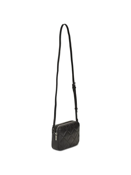 Kabelka Calvin Klein Quilted Double Zip Camera Bag čierna