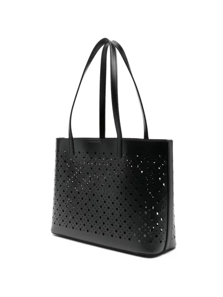Torbica Love Moschino s uzorkom srca crna
