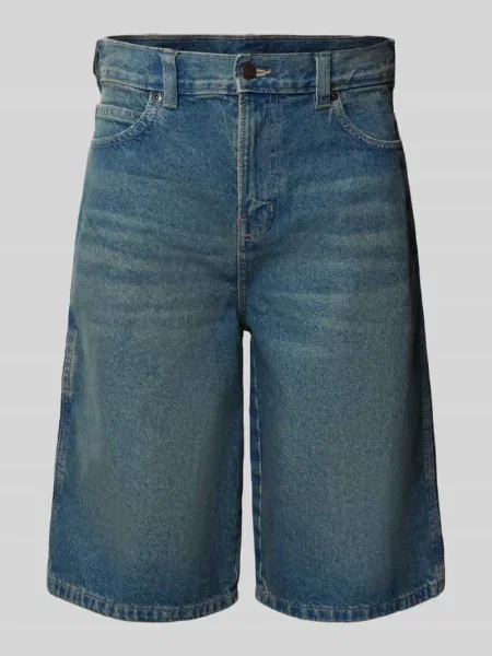 Bermudy o kroju loose fit z wpuszczanymi Dickies niebieskie