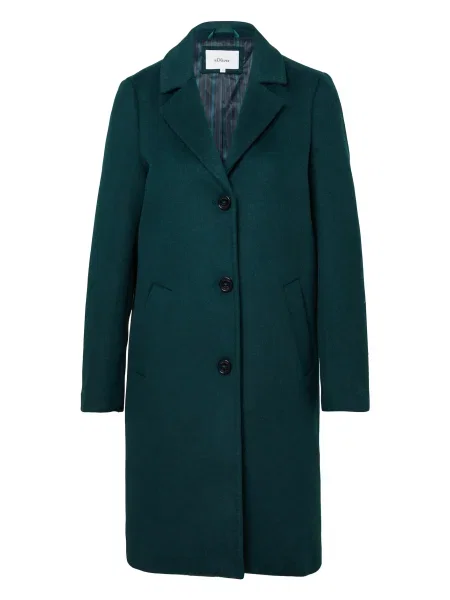 S.Oliver Prehoden plašč smaragd