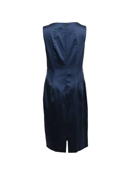 Rochie midi Boss fără mâneci albastru